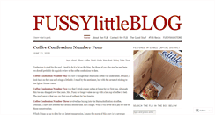Desktop Screenshot of fussylittleblog.com