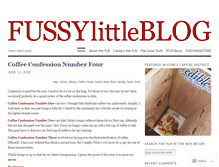 Tablet Screenshot of fussylittleblog.com